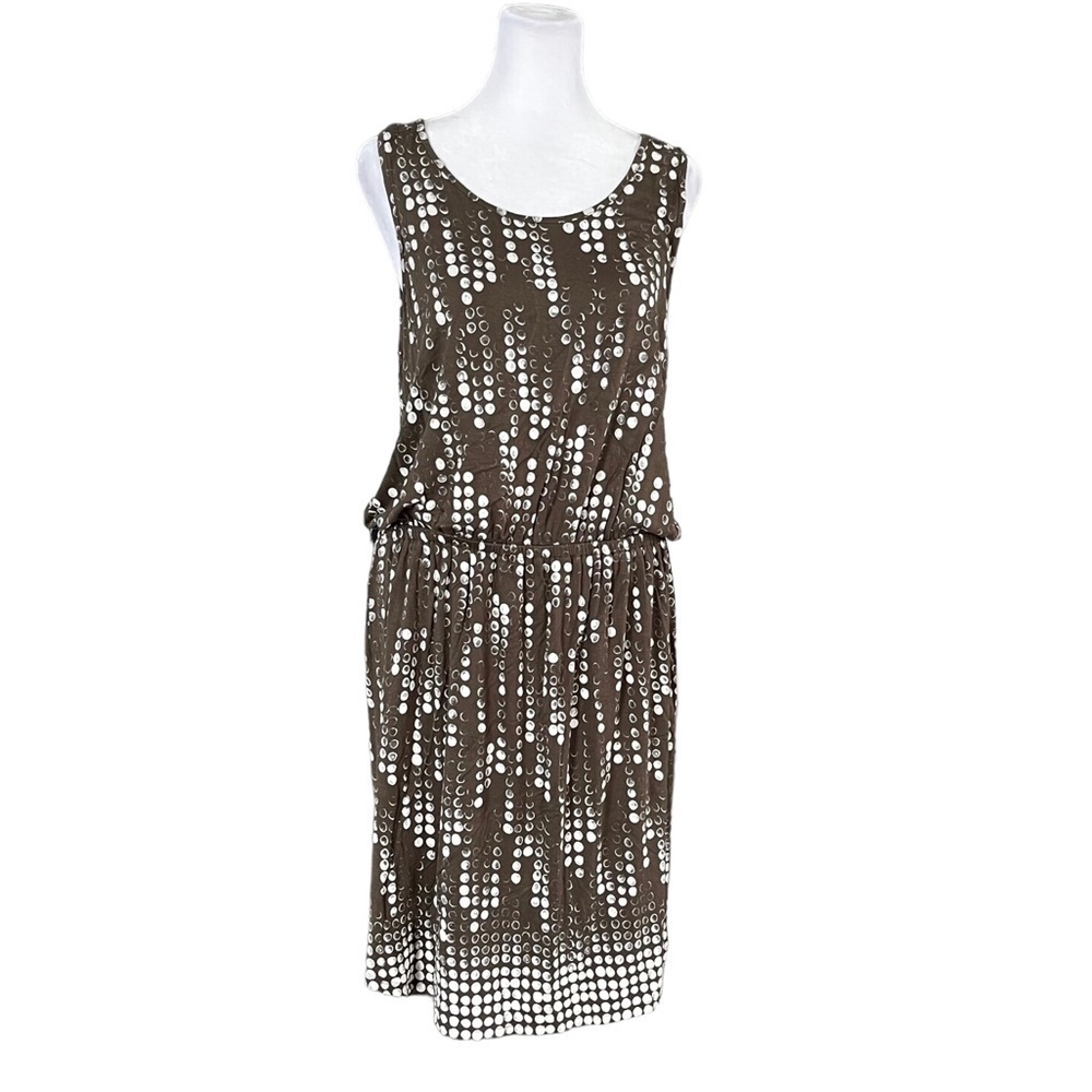 Apt 9 Green Fading Dots Tank Dress Size Large